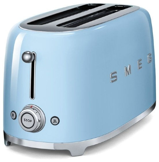 Тостер Smeg TSF01PBEU синий