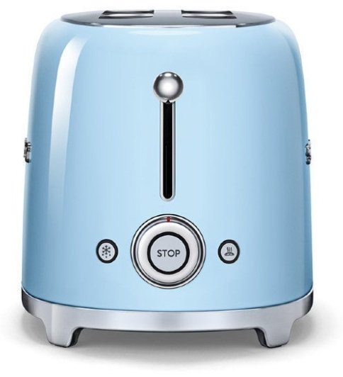 Тостер Smeg TSF01PBEU синий купить,0