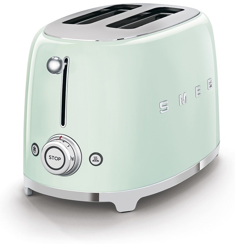 Тостер Smeg TSF01PGEU зеленый купить,0
