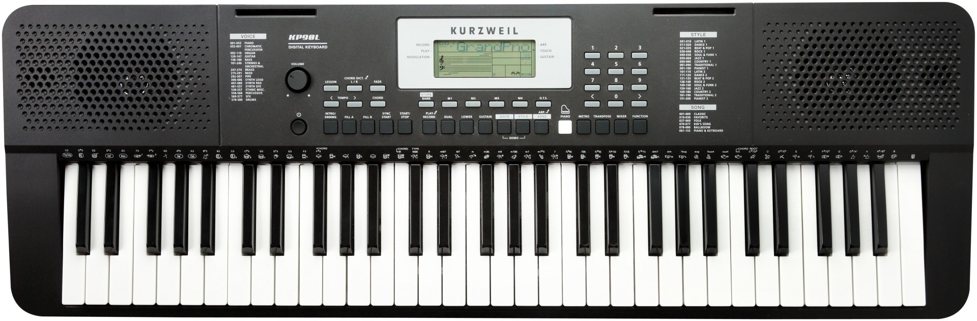 Kurzweil KP90LB Black