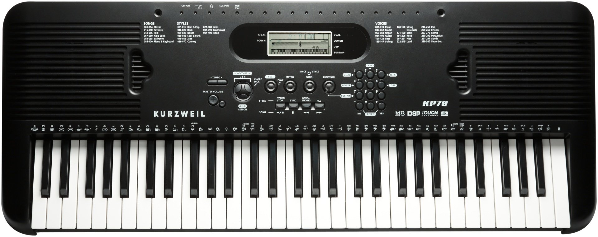 Kurzweil KP70LB Black