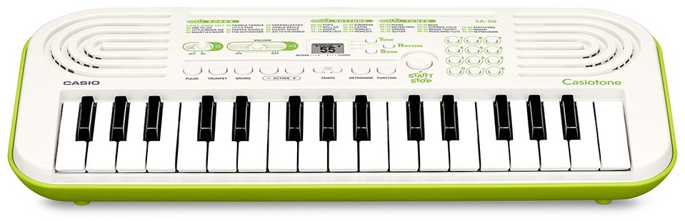 Синтезатор CASIO Casiotone SA-50H7 Mini белый купить,0
