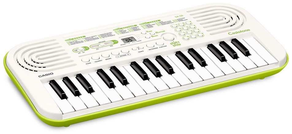 Синтезатор CASIO Casiotone SA-50H7 Mini белый купить,0
