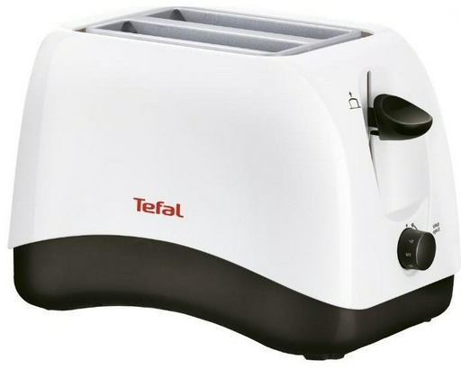 Тостер Tefal Delfini TT130130 белый, черный
