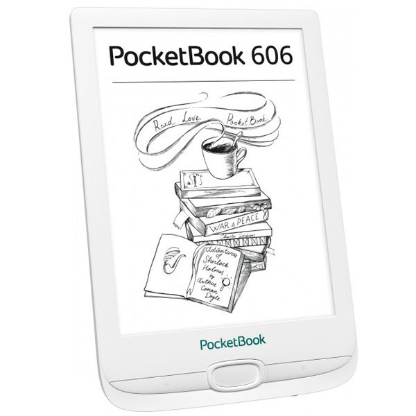 Электронная книга PocketBook PB606-D-CIS белая купить,NaN