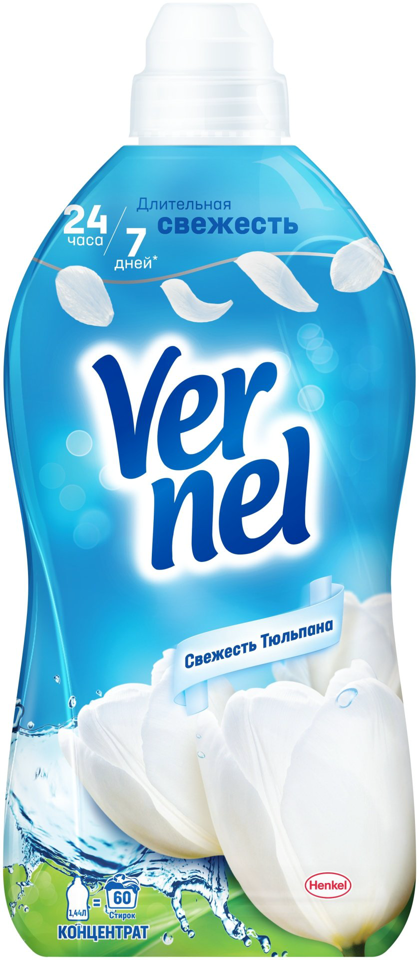 Vernel кондиционер Свежесть Тюльпана 1440 мл купить,NaN