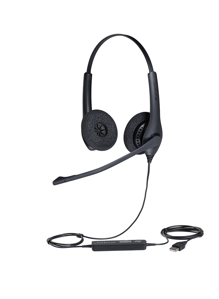 Наушники Jabra Biz 1500 Duo USB черные