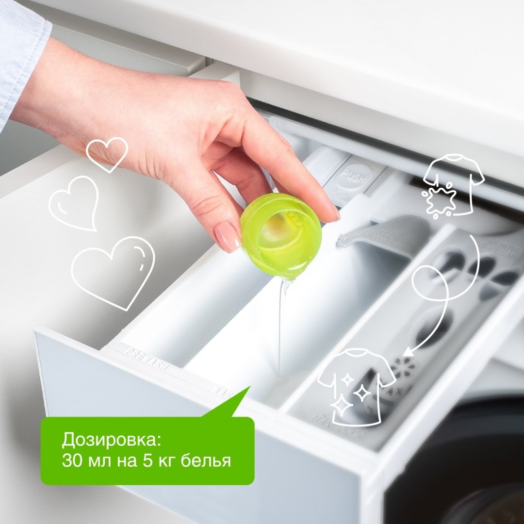 Synergetic кондиционер Райский сад гипоаллергенный 1000 мл