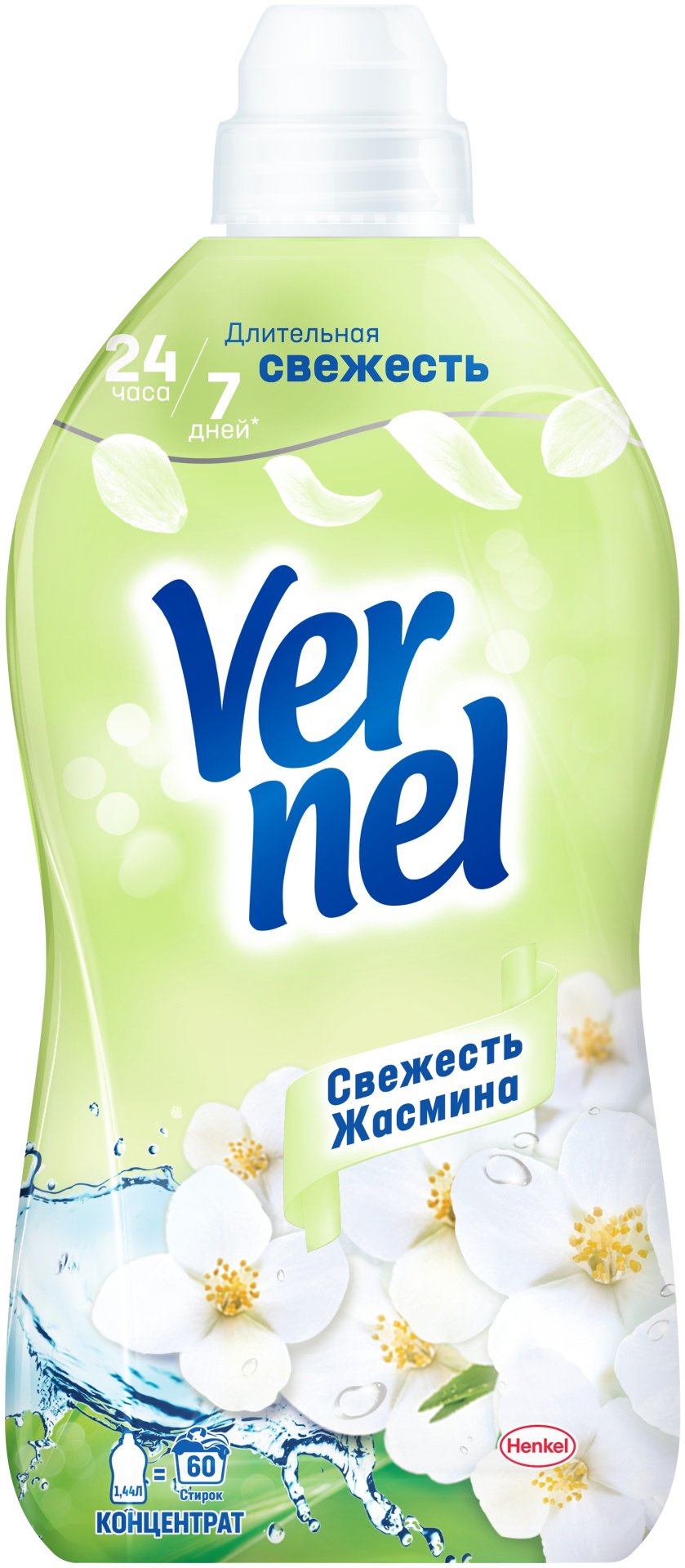 Vernel кондиционер Свежесть Жасмина 1440 мл