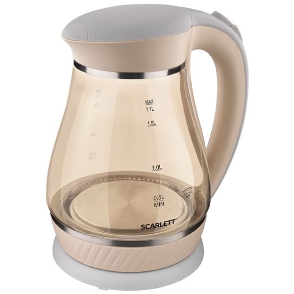 Электрочайник Scarlett SC-EK27G83 бежевый купить,NaN