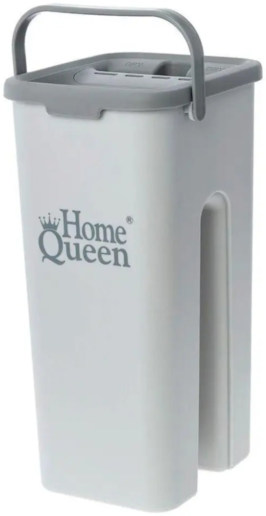HomeQueen комплект для уборки 75648 Compact 2.0 с ведром для отжима, серый купить,0