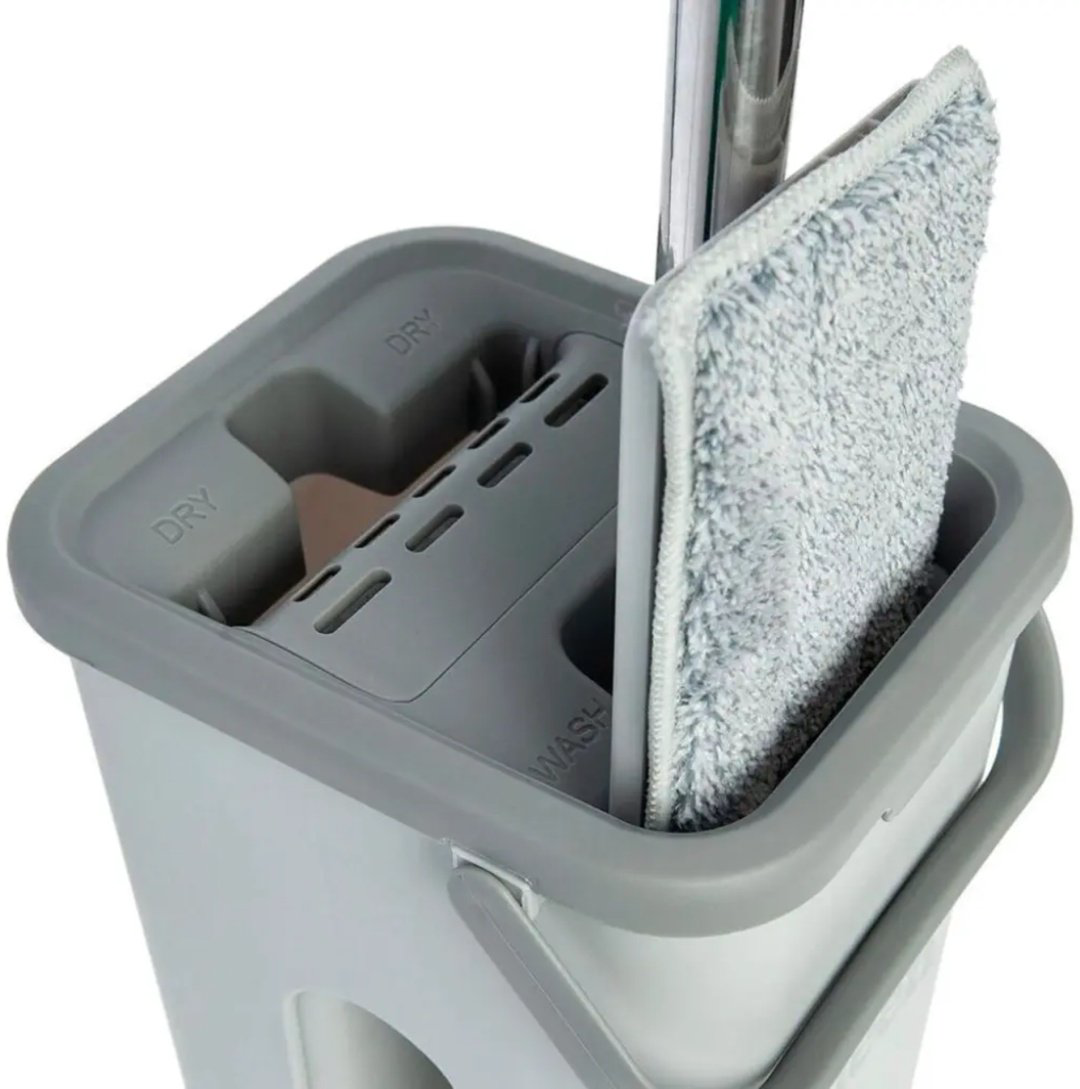 HomeQueen комплект для уборки 75648 Compact 2.0 с ведром для отжима, серый - ForteMarket HomeQueen комплект для уборки 75648 Compact 2.0 с ведром для отжима, серый купить,16990