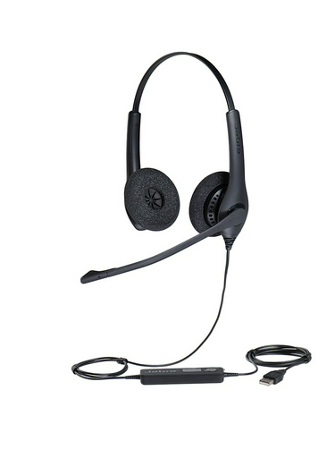 Наушники Jabra Biz 1500 Duo USB черные