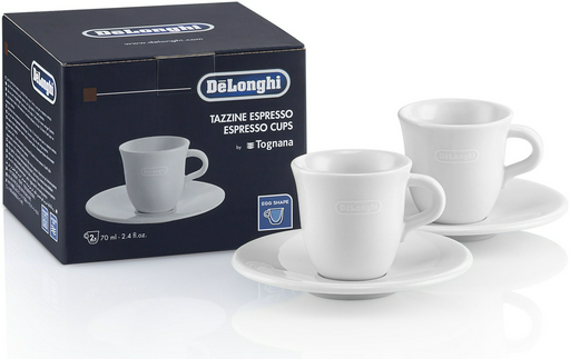 Кофейная пара Delonghi , 33 мл, фарфор, 1 шт.