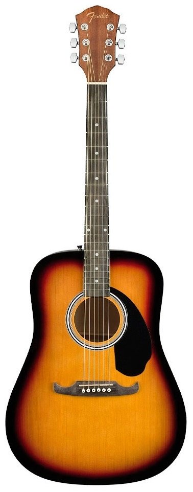 Гитара Fender FA-125 Drednought Sunburst