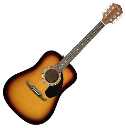 Гитара Fender FA-125 Drednought Sunburst купить,111990