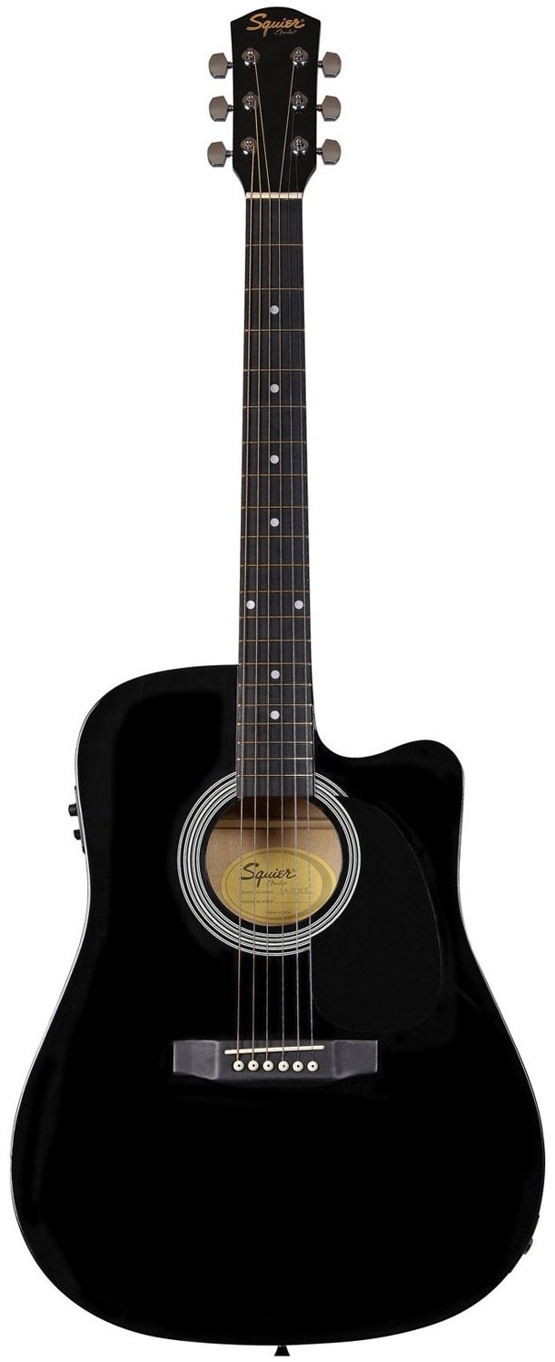 Гитара Squier SA-105CE Black