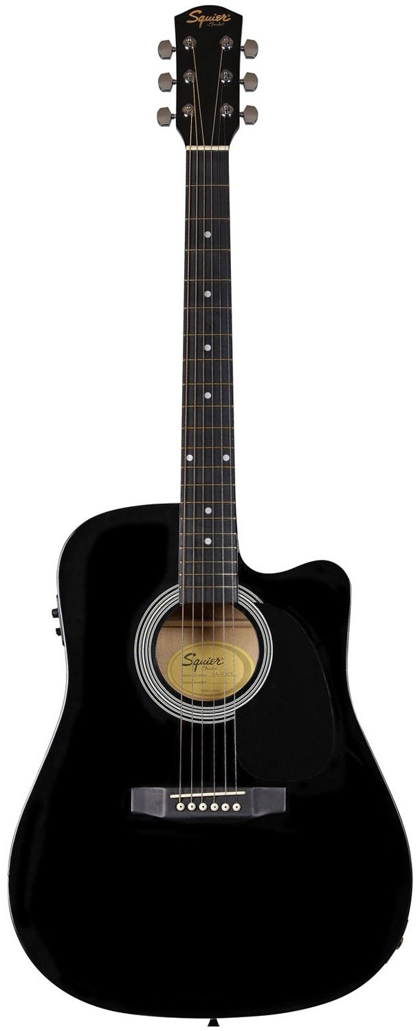 Гитара Squier SA-105CE Black