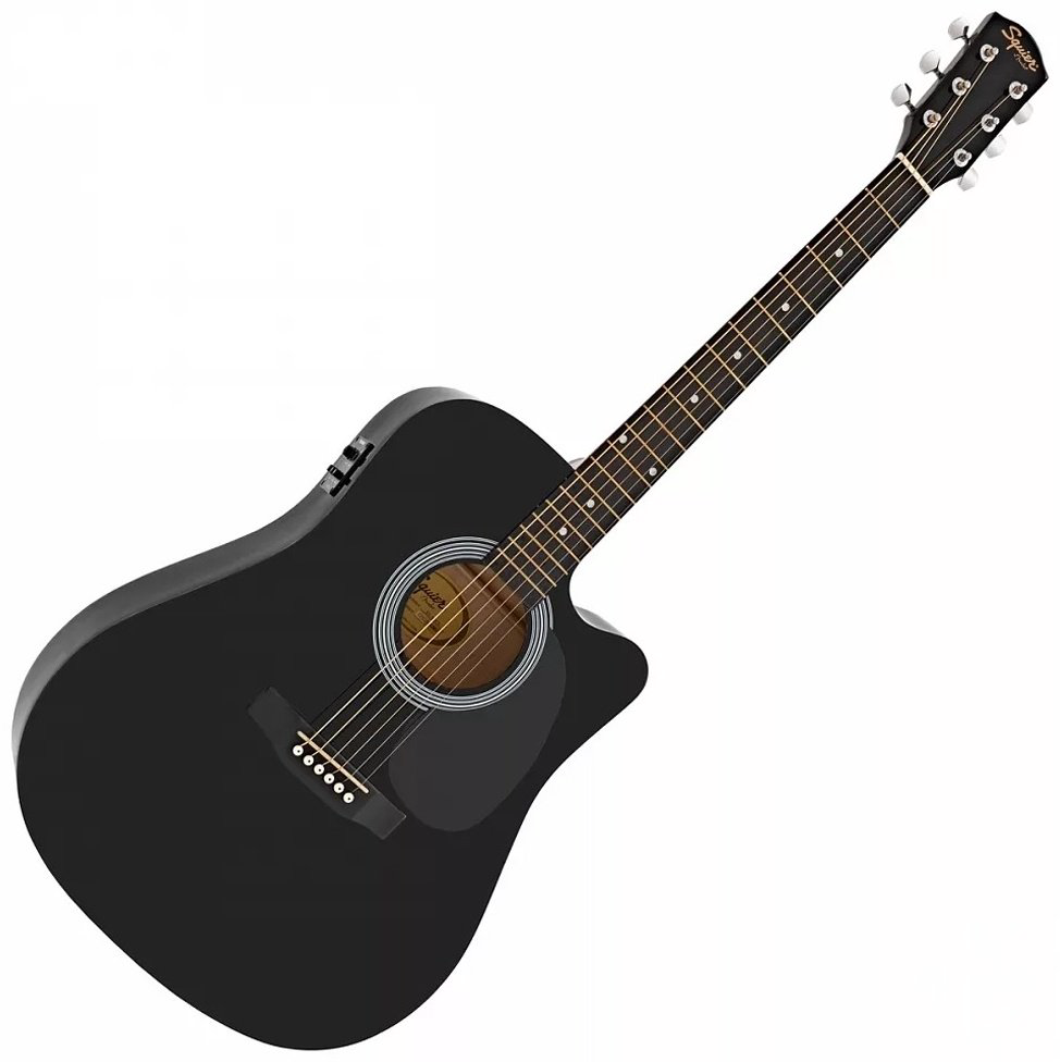 Гитара Squier SA-105CE Black купить,104090