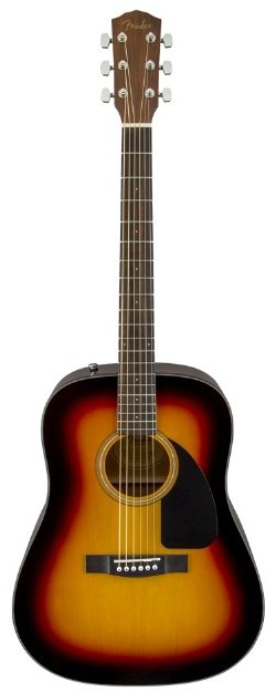 Гитара Fender CD-60 Dread V3 DS Sunburst Walnut