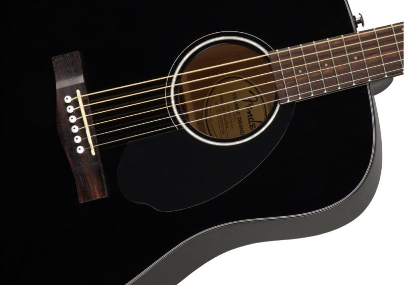 Гитара Fender CD-60S Black - ForteMarket Гитара Fender CD-60S Black купить,0