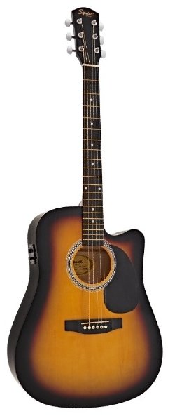 Гитара Squier SA-105CE Sunburst