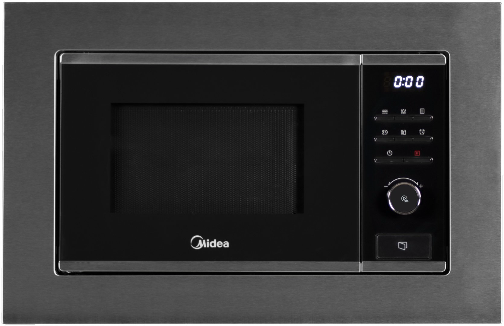 Микроволновая печь Midea MMWB204BB-SS стальной, черный