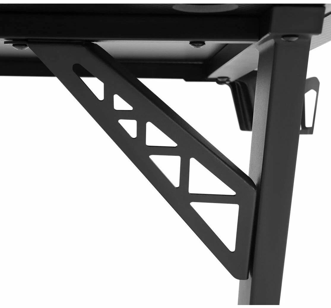 Стол компьютерный, игровой Defender Jupiter RGB, 110x60x75 см, черный купить,0