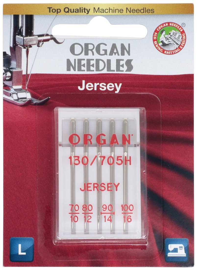 Игла Organ Jersey 5/70-100 Blister 5 шт
