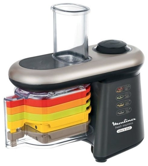 Кухонный комбайн Moulinex Fresh Express Cube & Stick DJ905832 черный купить,NaN