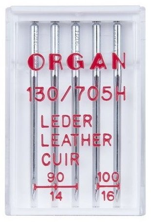 Игла Organ Leather 5/90-100 Blister 5 шт купить,0
