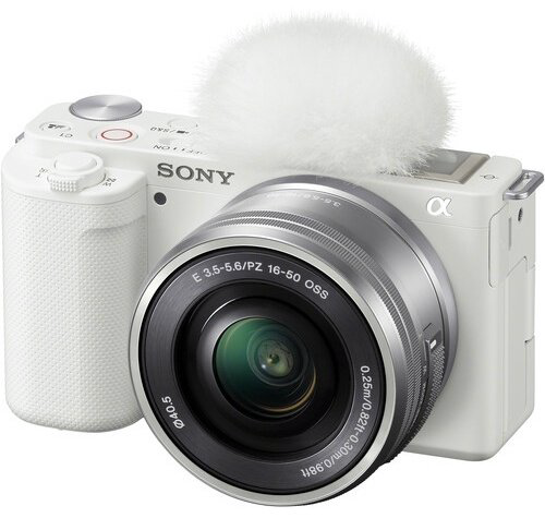 Фотокамера Sony ZV-E10 KIT 16-50mm белый купить,NaN
