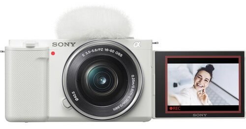 Фотокамера Sony ZV-E10 KIT 16-50mm белый купить,NaN