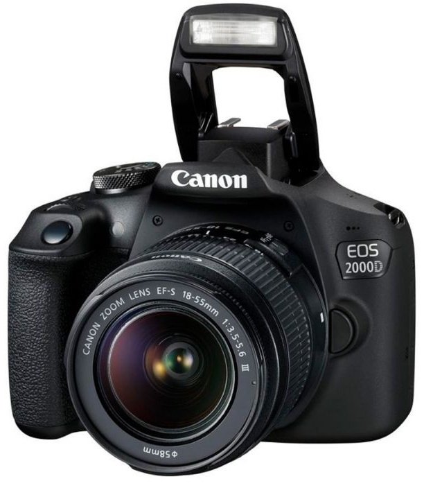 Фотокамера Canon EOS 2000D 18-55 DC