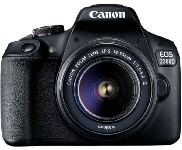 Фотокамера Canon EOS 2000D 18-55 DC купить,NaN