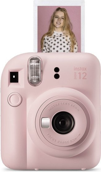 Фотокамера моментальной печати Fujifilm Instax MINI 12 + Instax Mini Instant Film 20 шт розовый купить,NaN