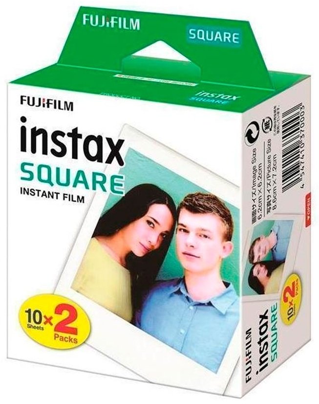 Фотопленка Fujifilm Instax Square WW2 20 шт купить,0