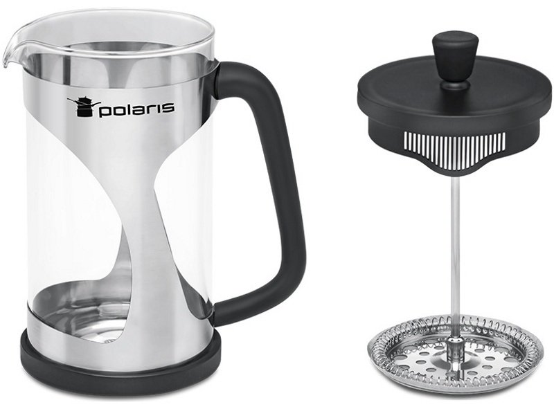 Френч-пресс Polaris Enigma-600FP 600 мл, стекло, сталь купить,0