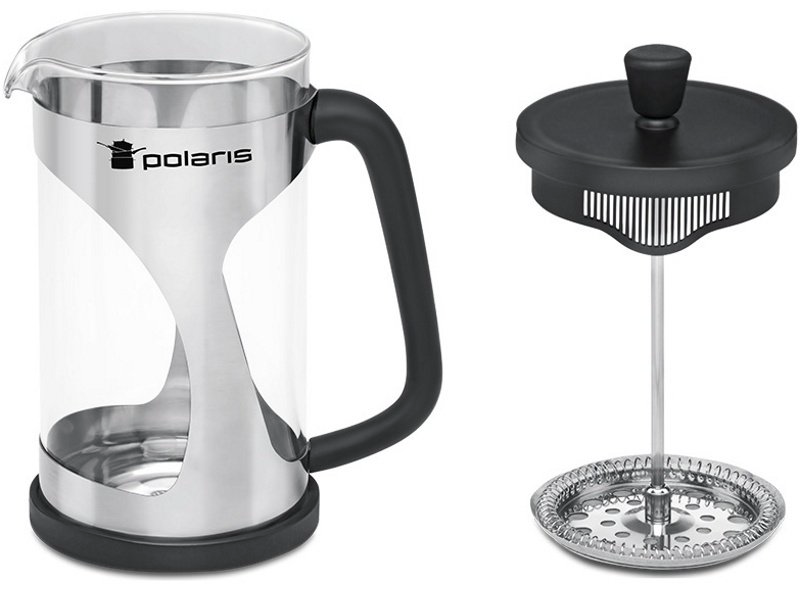 Френч-пресс Polaris Enigma-600FP 600 мл, стекло, сталь - ForteMarket Френч-пресс Polaris Enigma-600FP 600 мл, стекло, сталь купить,7990