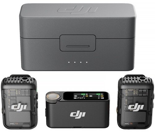 DJI Mic 2 (2RX + 1TX + Charging case) черный купить,NaN