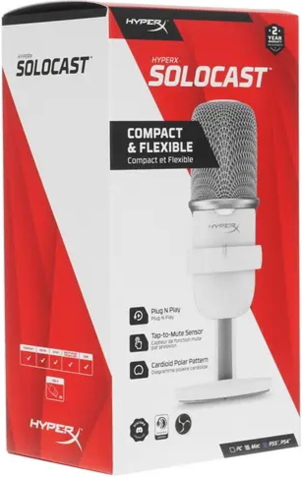 Микрофон HyperX SoloCast 519T2AA - ForteMarket Микрофон HyperX SoloCast 519T2AA купить,0