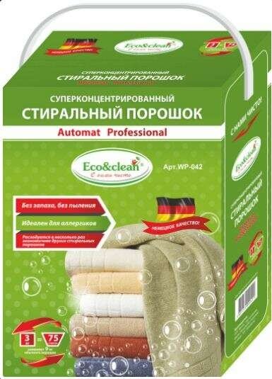 Стиральный порошок Eco&Clean WP-042 3 кг купить,NaN