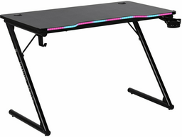 Стол компьютерный, игровой Defender Ferox RGB,110х60x73 см, черный