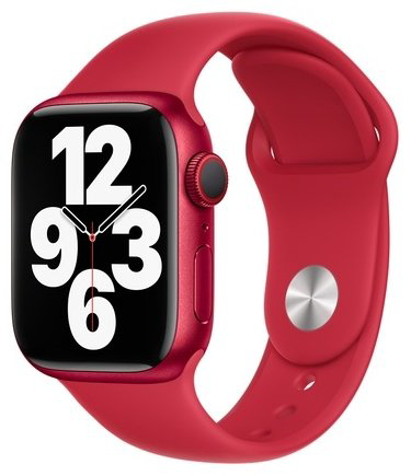 Ремешок Apple для Apple Watch Series 7, Watch Series 8 красный