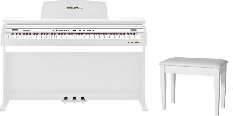 Kurzweil KA130WH White + банкетка