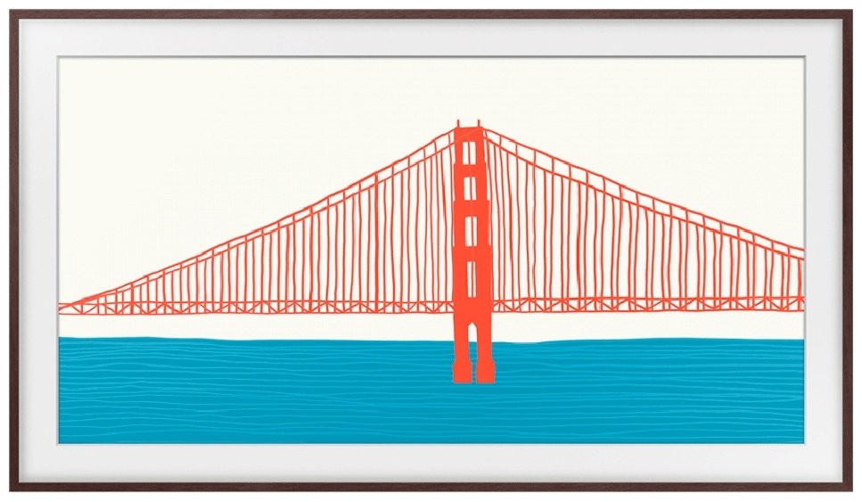 Рамка для телевизора Samsung The Frame 43 VG-SCFA43BWBRU коричневый