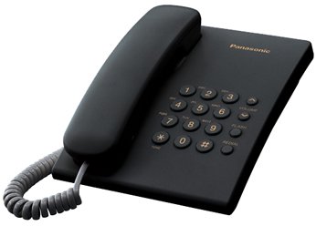 Телефон Panasonic KX-TS2350RUB черный