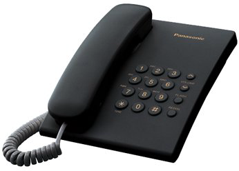 Телефон Panasonic KX-TS2350RUB черный