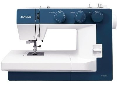 Швейная машина Janome 1522 BL белый, синий купить,NaN