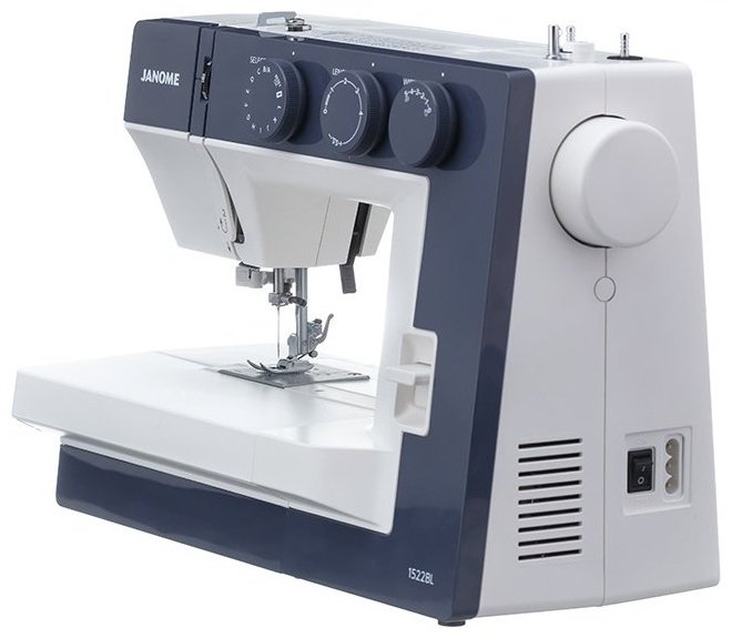 Швейная машина Janome 1522 BL белый, синий - ForteMarket Швейная машина Janome 1522 BL белый, синий купить,0